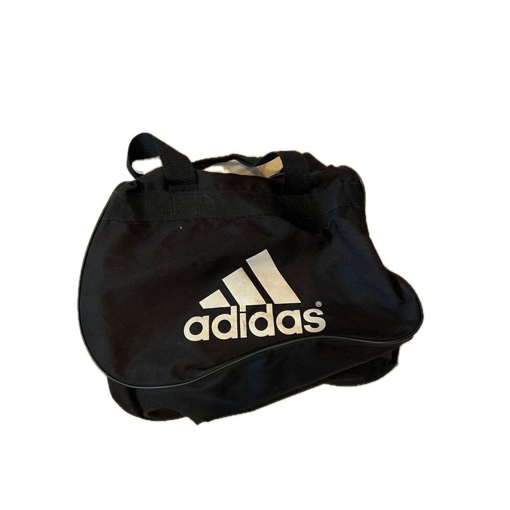 Adidas Defender Small 16"x10"x8" Black Duffel Gym Bag